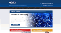 Desktop Screenshot of apex-networks.com